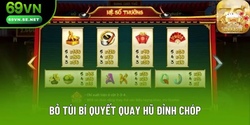 Bỏ túi bí quyết quay hũ đỉnh chóp